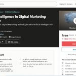 Artificial Intelligence in Digital Marketing Certification