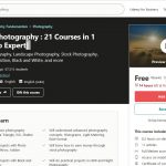 Complete Photography 21 Courses in 1 [Beginner to Expert]