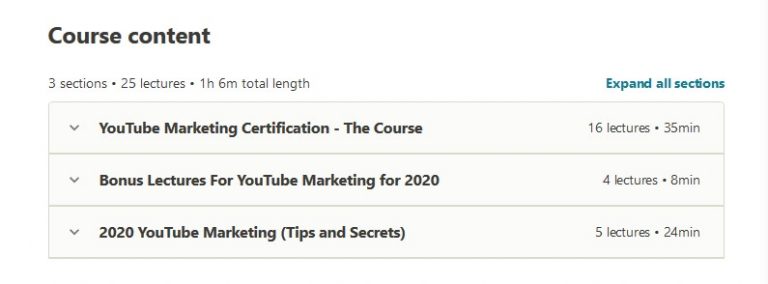 YouTube Marketing Certification course